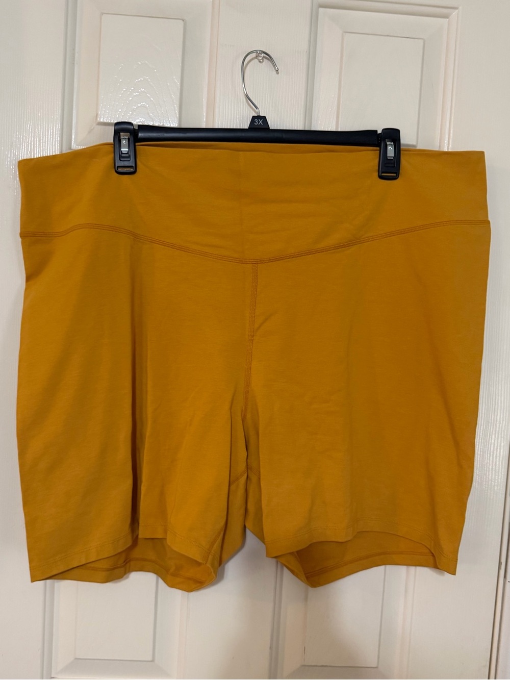 Old Navy Mustard High-Rise Bike Shorts
